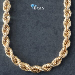 CHAIN GY 10K 24
 INCH 4.20MM SEMI SOLID ROPE