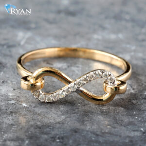 0.07ctw Diamond Infinity Band