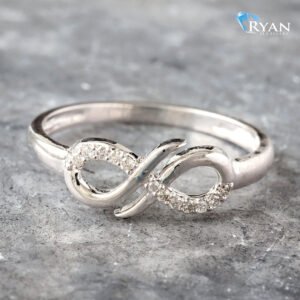 0.06ctw Diamond Infinity Ring