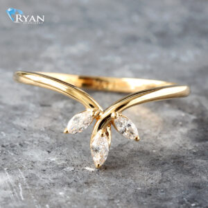 0.12ctw Marquise Diamond Band