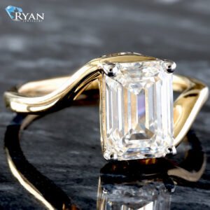 2.50ctw Emerald Cut Diamond Solitaire Ring