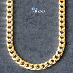 CHAIN GY 10K 24 INCHES 4.40MM HOLLOW MIAMI CUBAN LINKS