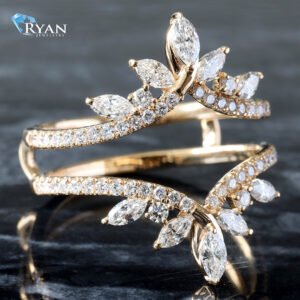 0.81ctw Round & Marquise Ring Enhancer