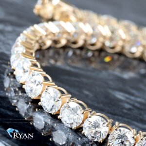 10.00ctw Four Prong Set Diamond Tennis Bracelet