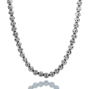 4mm Diamond Cut Moon Ball Chain