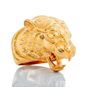 Roaring Tiger Head Ring