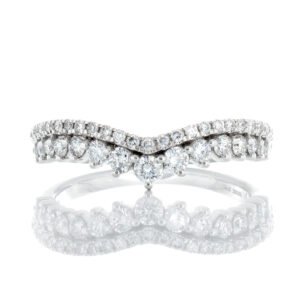 0.50ctw Lab Created Contouring Shaped Band