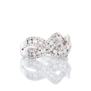 1.45CTW Natural Diamond Infinity Design