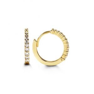 Graduated Cubic Zirconia Huggies