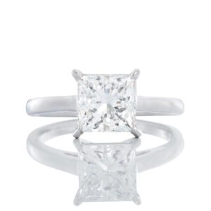 2.00ctw Princess Cut Lab Created Diamond Ring