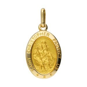 24mm Oval Saint Christopher