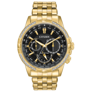 #WATCH CITIZEN CALENDRIER ECO-DRIVE DIAMOND BEZEL