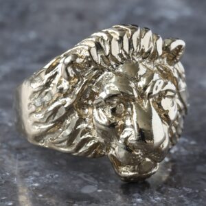 Lion Head Ring