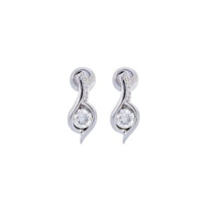 0.70CTW Diamond Solitaire With Drop Design 14k