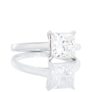 2.00ctw Princess Cut Lab Created Diamond Ring