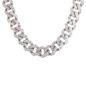 7.75mm Diamond Cut Monaco Link 10k