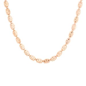 3 mm Diamond Cut Barrel Moon Links Chain