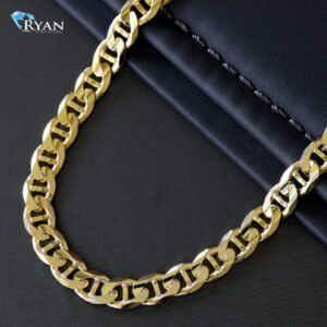 9mm Solid Mariner Link Bracelet