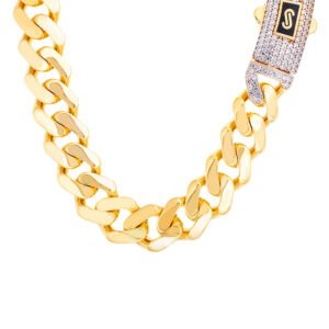 9mm Monaco Link With Iced Out Clasp Chain