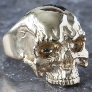 Skull High Polished Ring