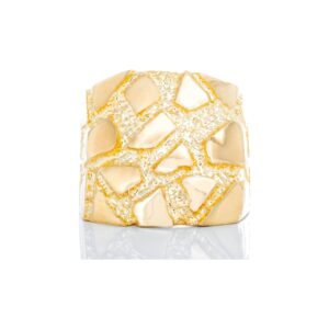 High Polished Nugget Ring