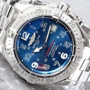 Breitling Superocean Blue Automatic Steel Watch
