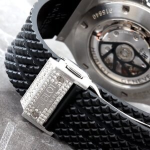 Hublot Big Bang 44MM 8 Carats Full Diamond Set Steel/Rubber Watch