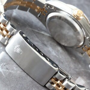 90'S ROLEX 26MM DATEJUST      18KT & STEEL FLUTED