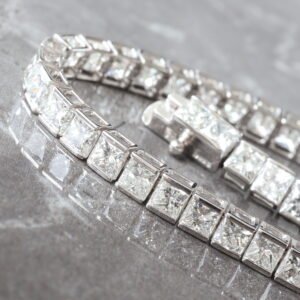 11.00CTW PRINCESS DIAMOND TENNIS