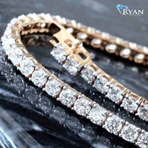 5.00ctw Round Four Prong Lab Diamond Tennis Bracelet