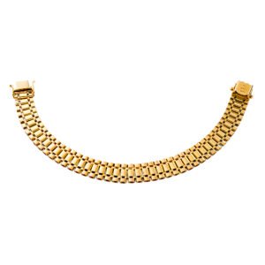 BRACELET GY 14K JUBILEE INSPIRED SECTIONAL BAR BRACELET