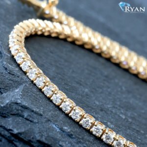 5.00ctw Four Prongs Lab Diamond Tennis Bracelet