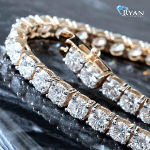 7.00ctw Round Four Prong Lab Diamond Tennis Bracelet