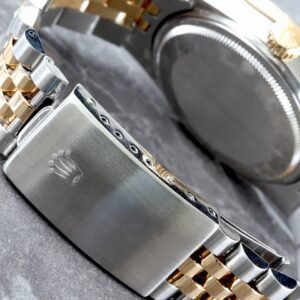 Rolex Datejust 36MM 18K Custom Blue Roman Diamond Dial & Custom Diamond Bezel Jubilee Bracelet